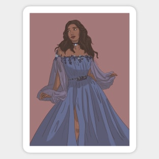 Katara in Blue Goddess Dress Sticker